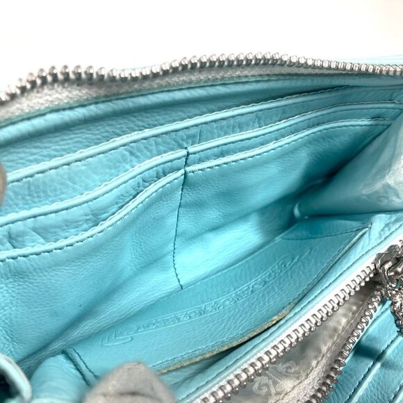 CHROME HEARTS REC ZIP 3PTCH 3 CEMETERY CLOTH PATCH Zip Around Long Wallet - Picture 13 of 15